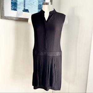 Black Alexander Wang drop waist mini dress